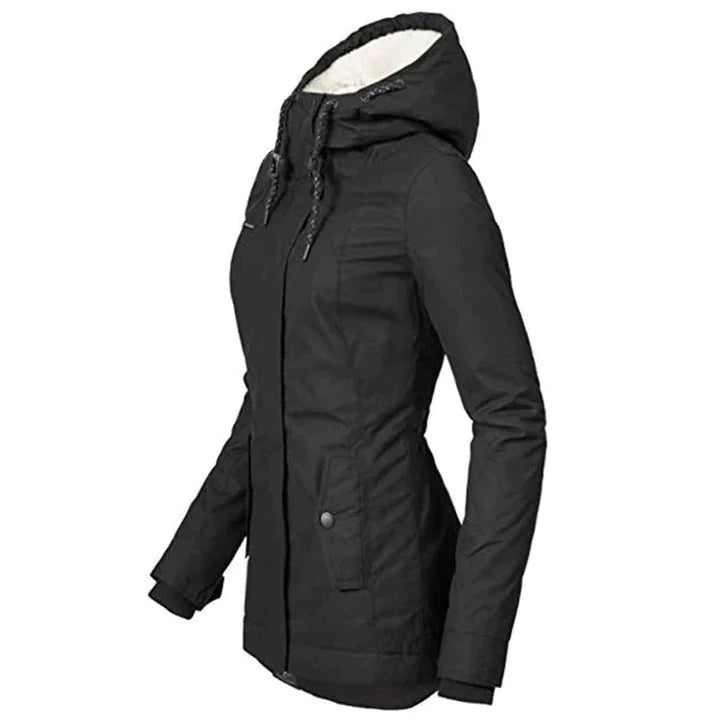 Cappotto invernale imbottito impermeabile con cappuccio Nordhaven da donna | Lersk