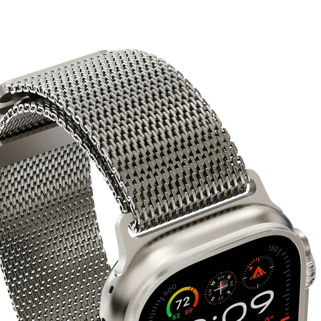 Vexara Titanium Milanese Loop Band With Parachute Buckle For Apple Watch | Lersk