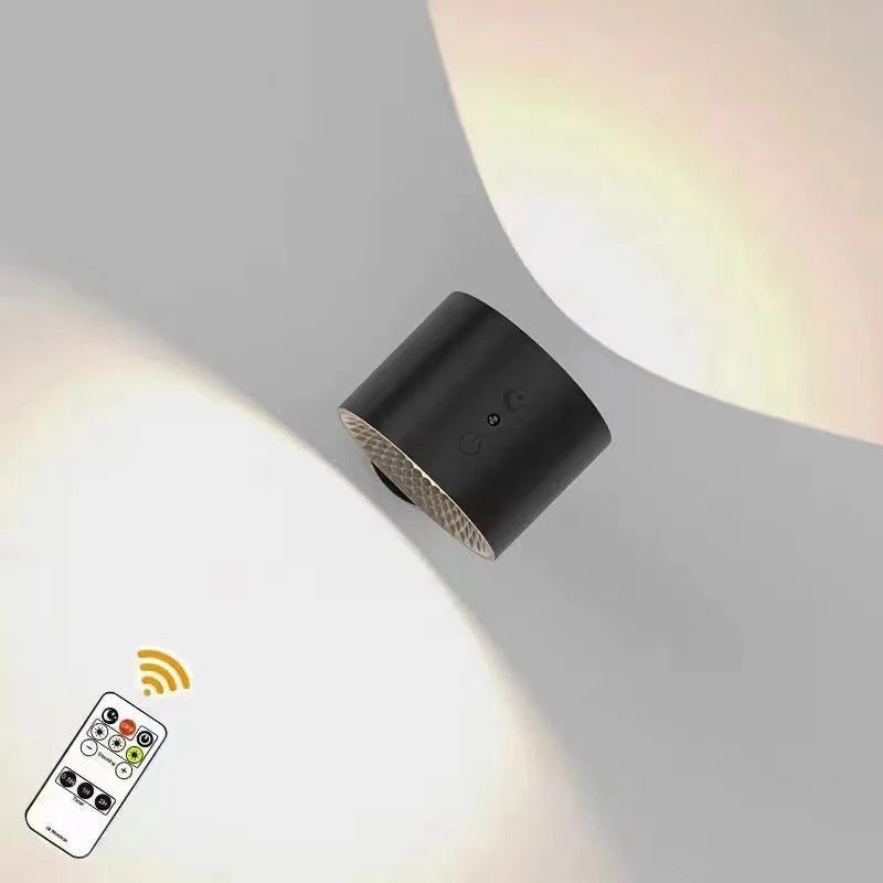 Genopladelig magnetisk LED-væglampe med 360° rotation til hjemmet | Lersk