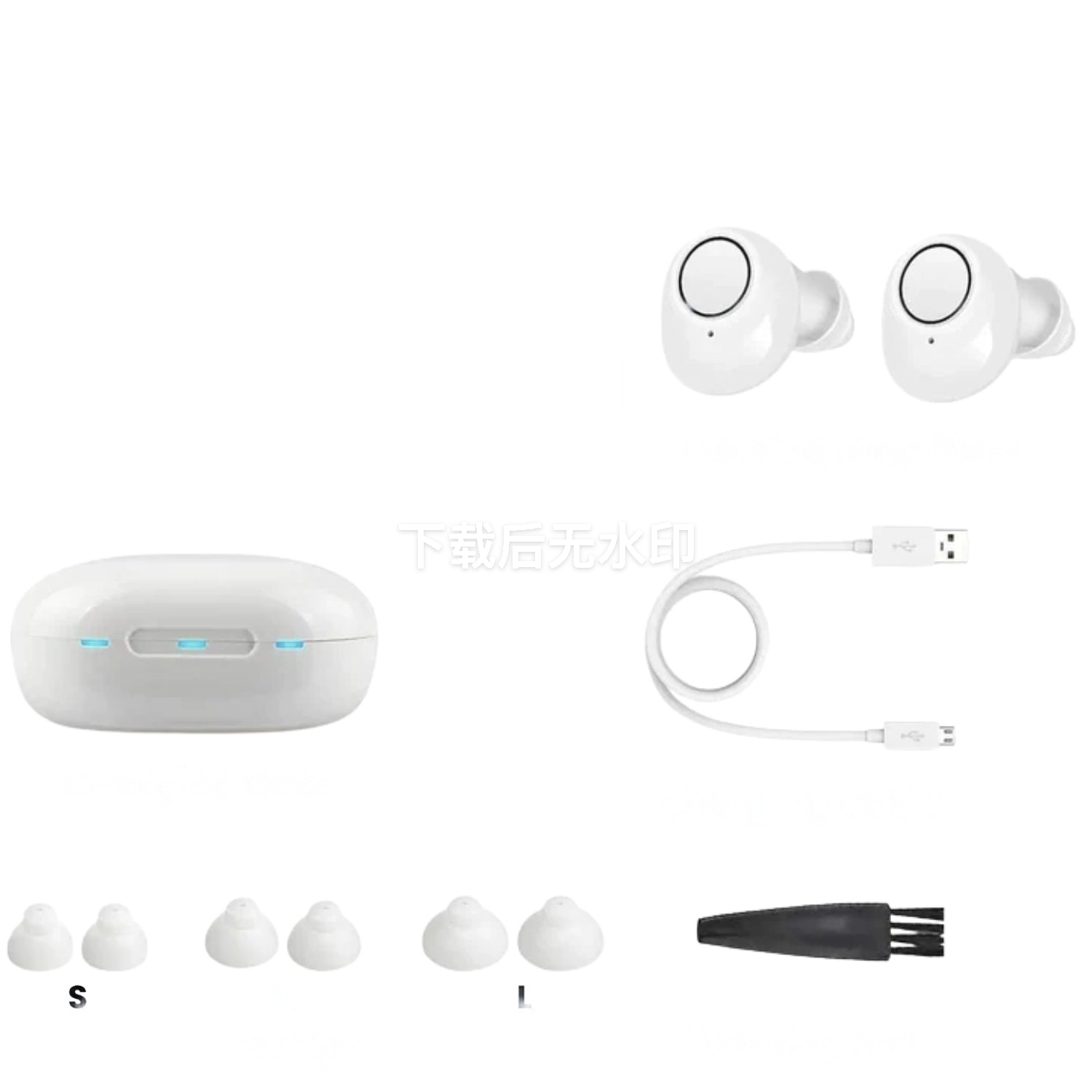 Bluetooth dobíjecí digitální naslouchátka do uší s ovládáním přes aplikaci pro dospělé a seniory | Lersk