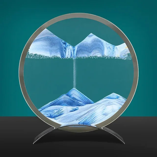 Velora Sand Drift-lampe med bevægelig sandkunst til beroligende lys | Lersk