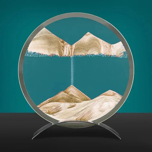 Velora Sand Drift-lampe med bevægelig sandkunst til beroligende lys | Lersk