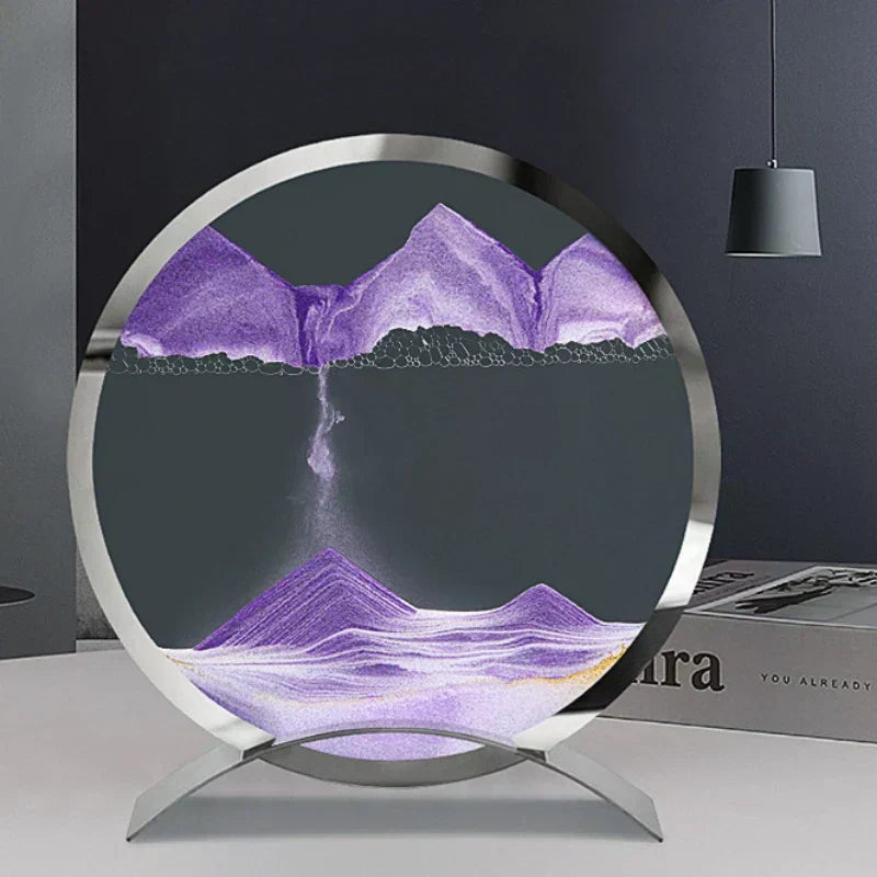 Velora Sand Drift-lampe med bevægelig sandkunst til beroligende lys | Lersk