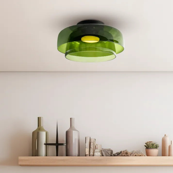 Lumenweave Nordic Ceiling Light With Handcrafted Glass Shade | Lersk