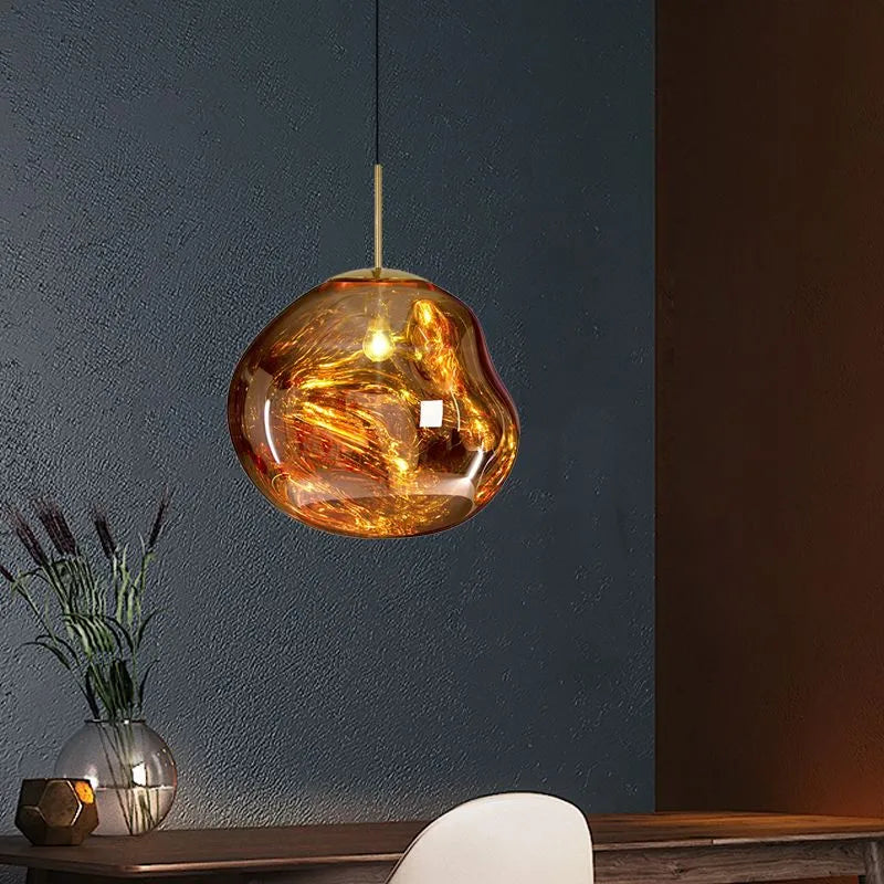 AstraLuma Lava Pendellamper Fire Farver Glasfinish | Lersk