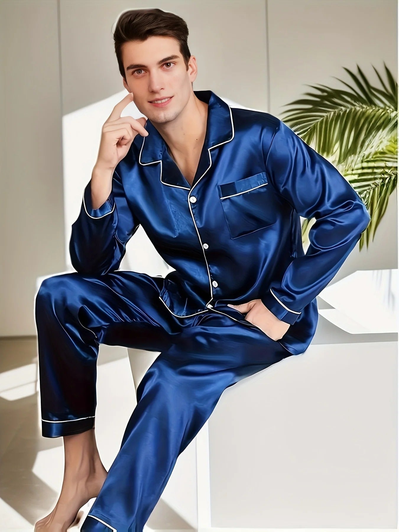 Luxury Men's Pajamas and Elegant Nightwear, Comfortable and Breathable for Restful Sleep | Lersk