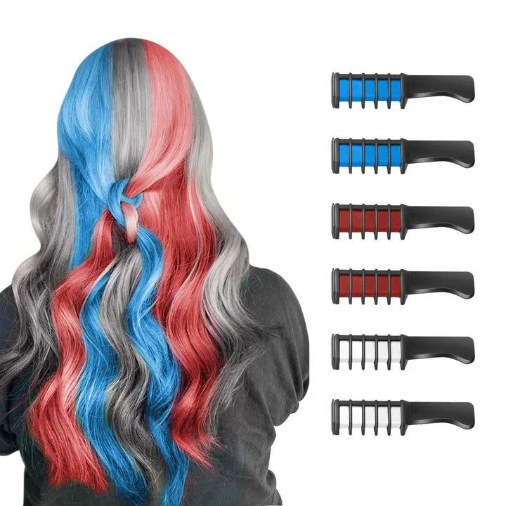 Caneta de Giz para Cabelo Lavável para Acentos Coloridos em Penteados e Mechas Hoje | Lersk