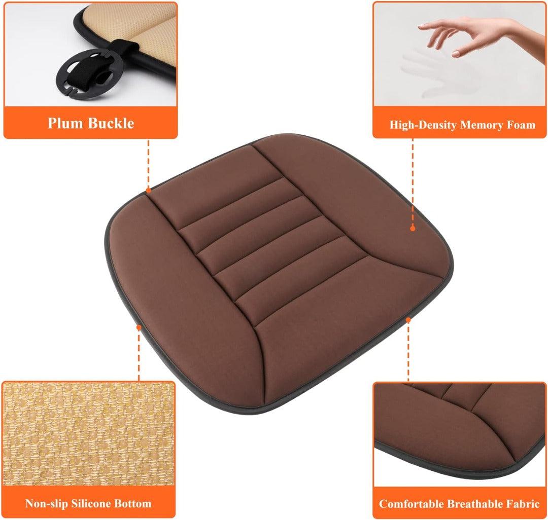 Cojín de espuma viscoelástica para asiento de coche para conducción cómoda y viajes largos diarios | Lersk