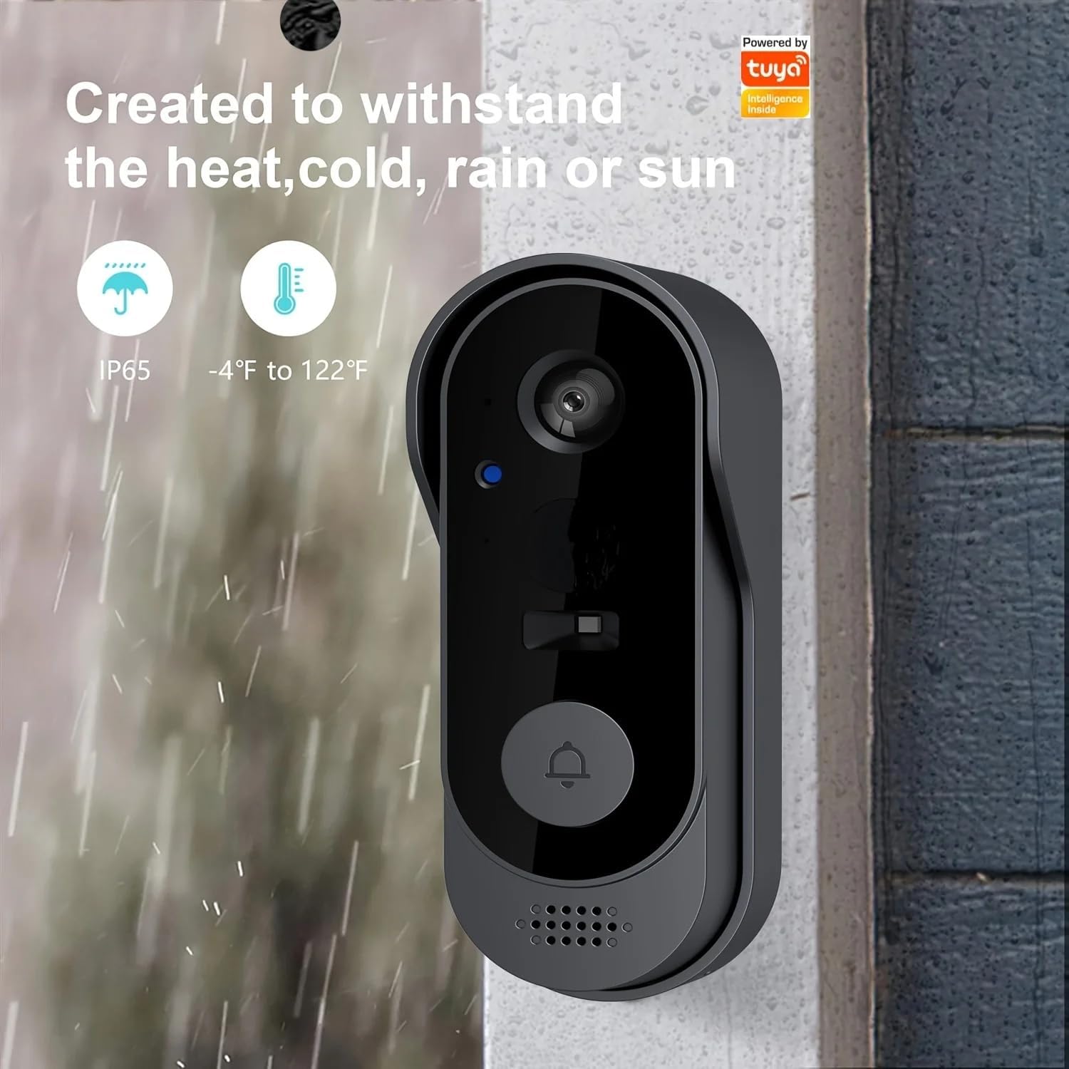 AstraGuard Pro Trådløs Video Dørklokke med HD Kamera og Realtids Bevægelsesalarmer | Lersk