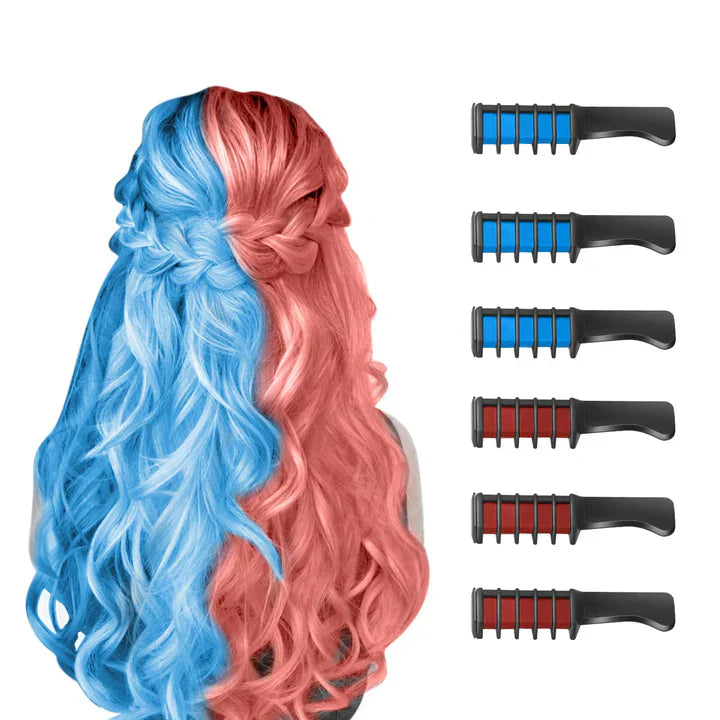 Caneta de Giz para Cabelo Lavável para Acentos Coloridos em Penteados e Mechas Hoje | Lersk