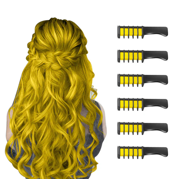 Caneta de Giz para Cabelo Lavável para Acentos Coloridos em Penteados e Mechas Hoje | Lersk