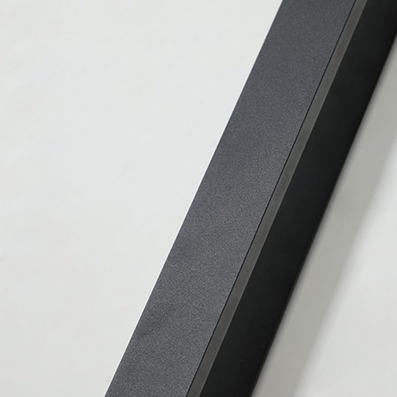 Nyx lineært udendørs væglampe sort LED finish udgave | Lersk