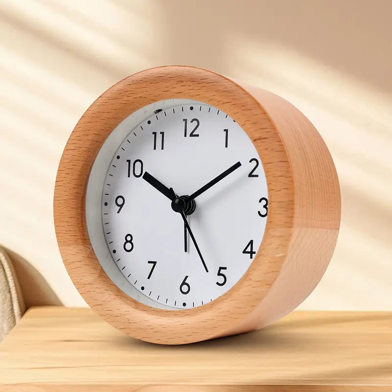 Tranquil Timber Alarm Clock For Peaceful Sleep And Gentle Night Light | Lersk