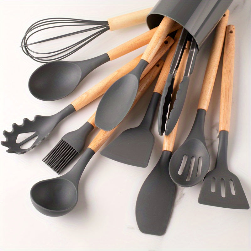 CulinaPro | 12-Piece Silicone Cooking Tool Set | Lersk
