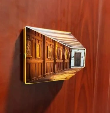 AstraLume 3D Optical Wall Light for Modern Living Rooms | Lersk