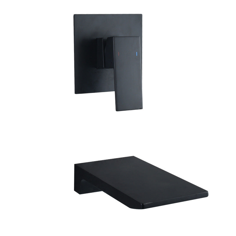 Cascade | Wall-Mounted Single-Handle Waterfall Bathroom Faucet | Lersk