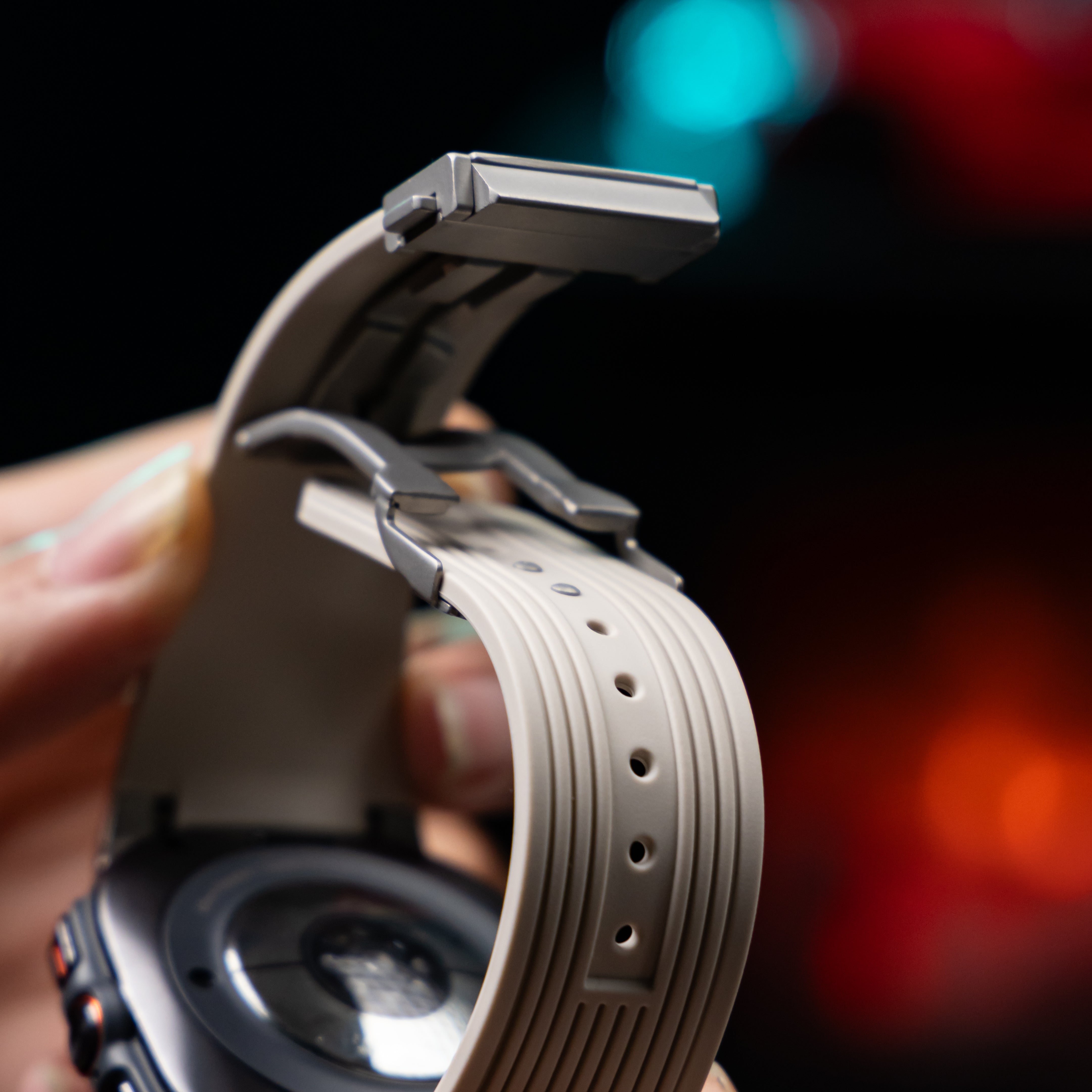 Mavero | Streamlined Silicone Strap For Samsung Watch Ultra | Lersk