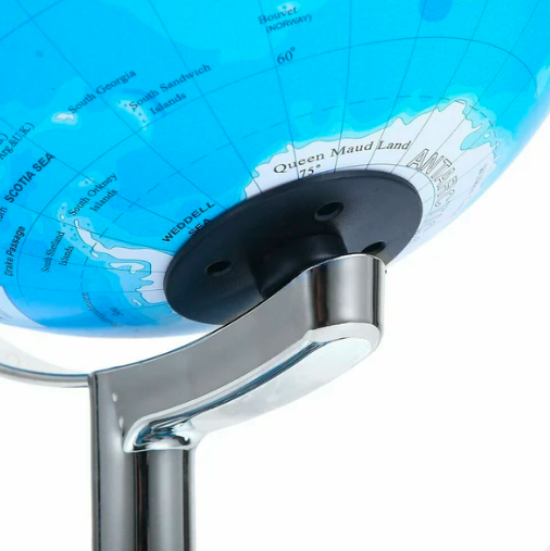 خريطة الأبراج LED على الكرة الأرضية وضوء ليلي عائم بتقنية الرفع الكهرومغناطيسي | ليرسك