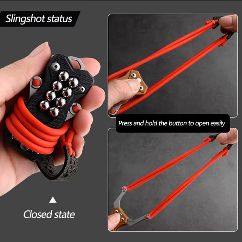 Multi-Function Slingshot EDC Tool For Everyday Carry And Outdoor Use Ideal For Camp Trips And Hiking | Lersk