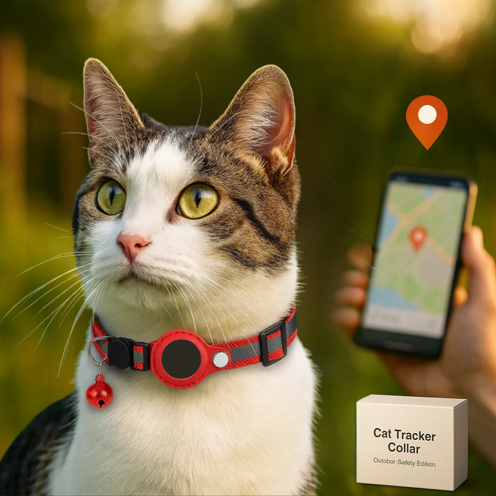 Durable Reflective Quick-Release Feline GPS Tracker Collar | Lersk