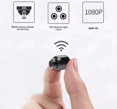 AetherGuard Mini WLAN-Kamera mit Nachtsicht 1080P UK-Video und klarem Audio | Lersk