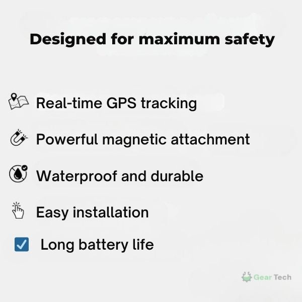Kiro Global Bike GPS, vodotěsný, magnetický, bez předplatného | Lersk