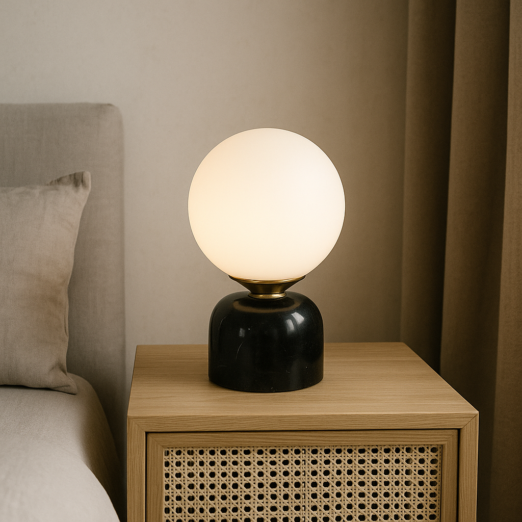 Mramorová lampa minimalistické dekorativní osvětlení do každé místnosti | Lersk