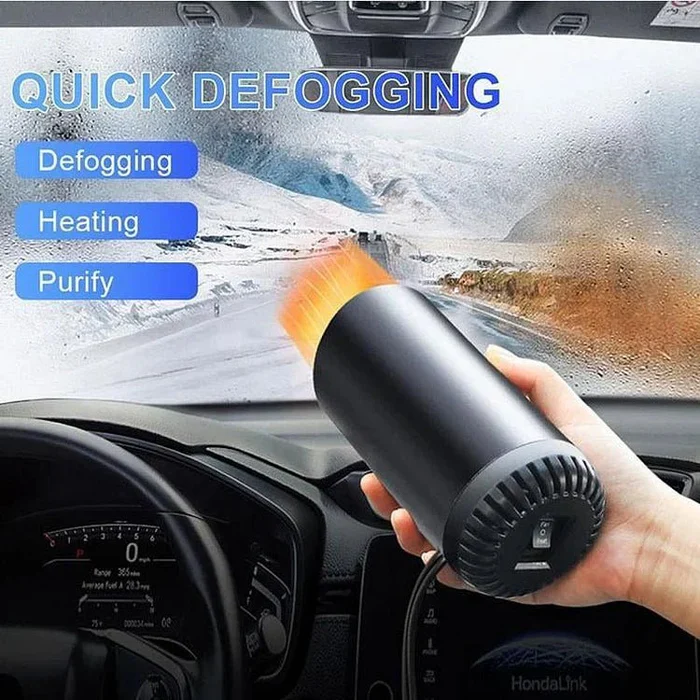 Fast Heating Cup Shape Car Warm Air Blower With Adjustable 360 Degree Rotatable Plug For Car, SUV, RV And Truck | Lersk