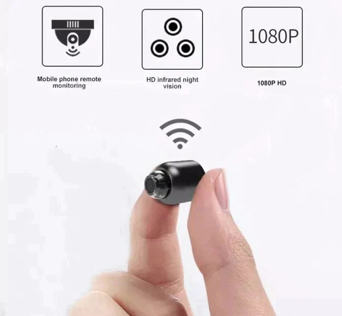 LumaGuard Compact WiFi Security Camera With Night Vision | Lersk