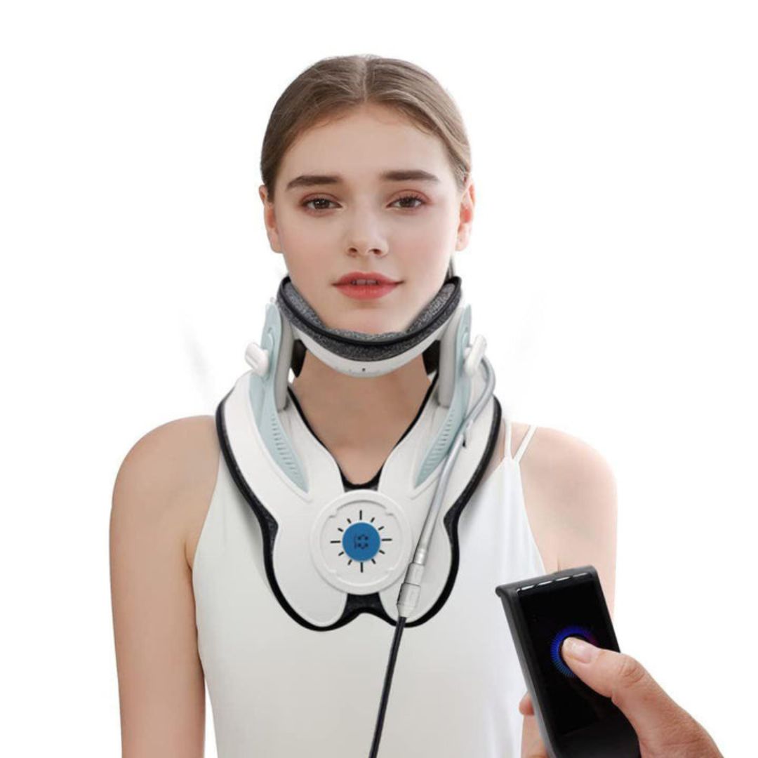 AlignEase Adjustable Neck Traction Device For Pain Relief | Lersk