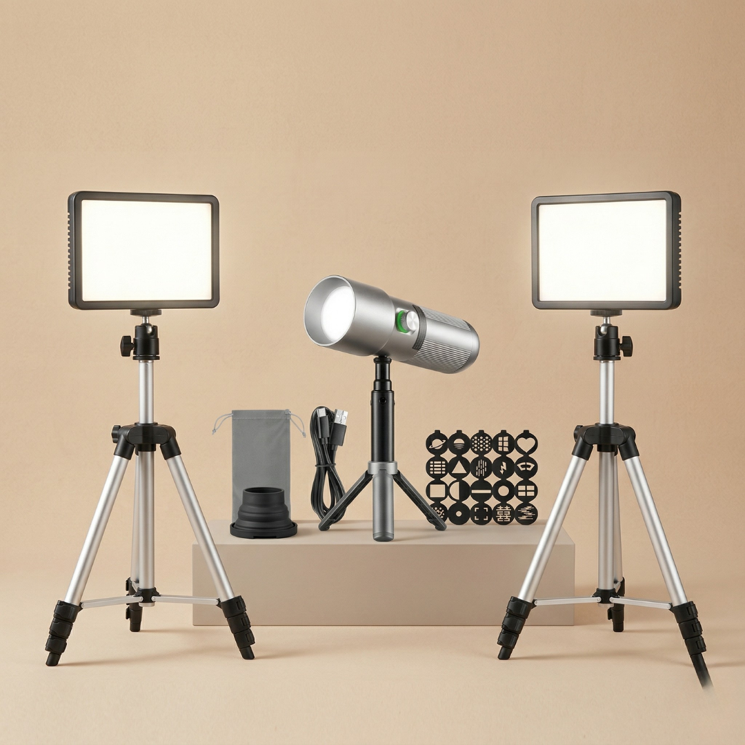 RGB-Fotoleuchte für Fotografie und visuelle Inhalte | Lersk