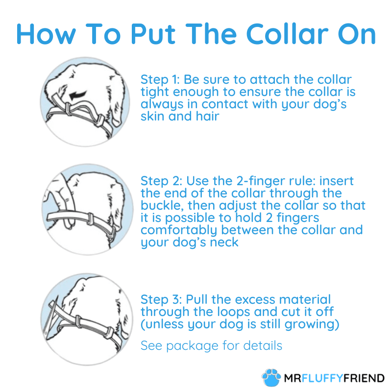 Collare PawSafeGuard | Prevenzione di pulci e zecche per cani | Lersk