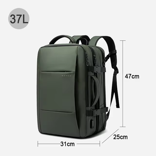 Waterproof Expandable Travel Backpack Aesthetic For Men And Women Durable | Lersk