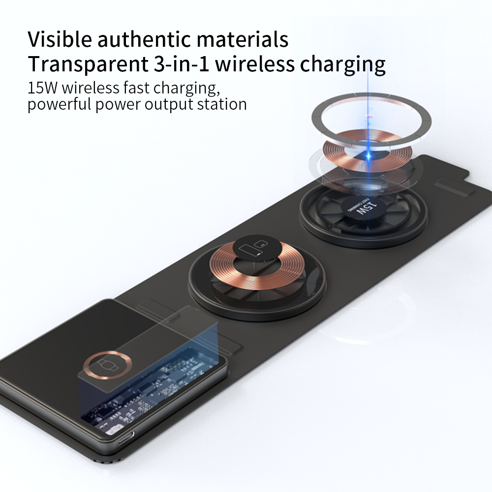 Nivio | 3-in-1 Fabric Storage and Wireless Phone Charger | Lersk