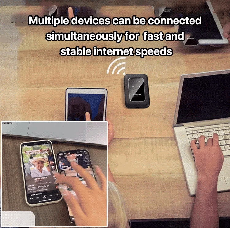 Přenosný 5G WiFi router pro vysokorychlostní mobilní bezdrátový internetový hotspot na cestách | Lersk