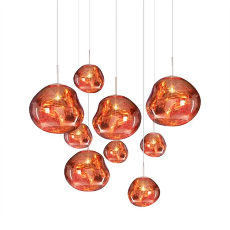 AstraLuma Lava Pendellamper Fire Farver Glasfinish | Lersk