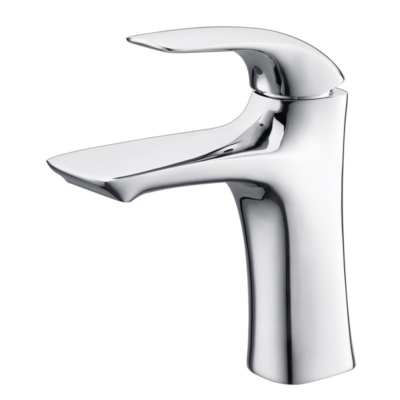 Brass Single-Lever Bathroom Faucet for One-Hole Sinks | Lersk