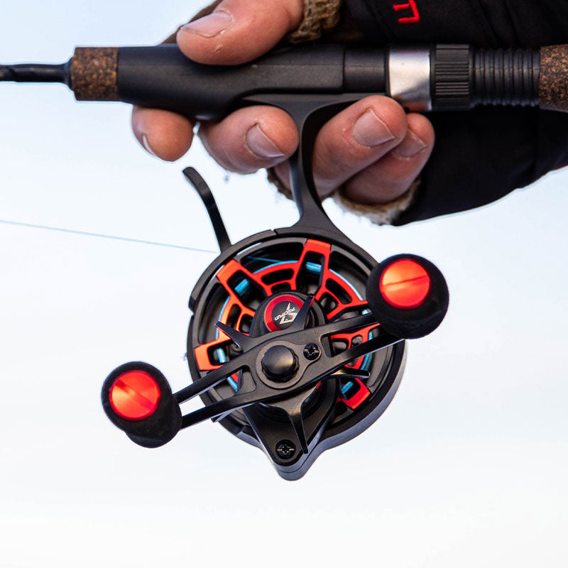 Piscifun ICX Frost Carbon Ice Fishing Reel, Magnetic Drop System,Large Spool Diameter