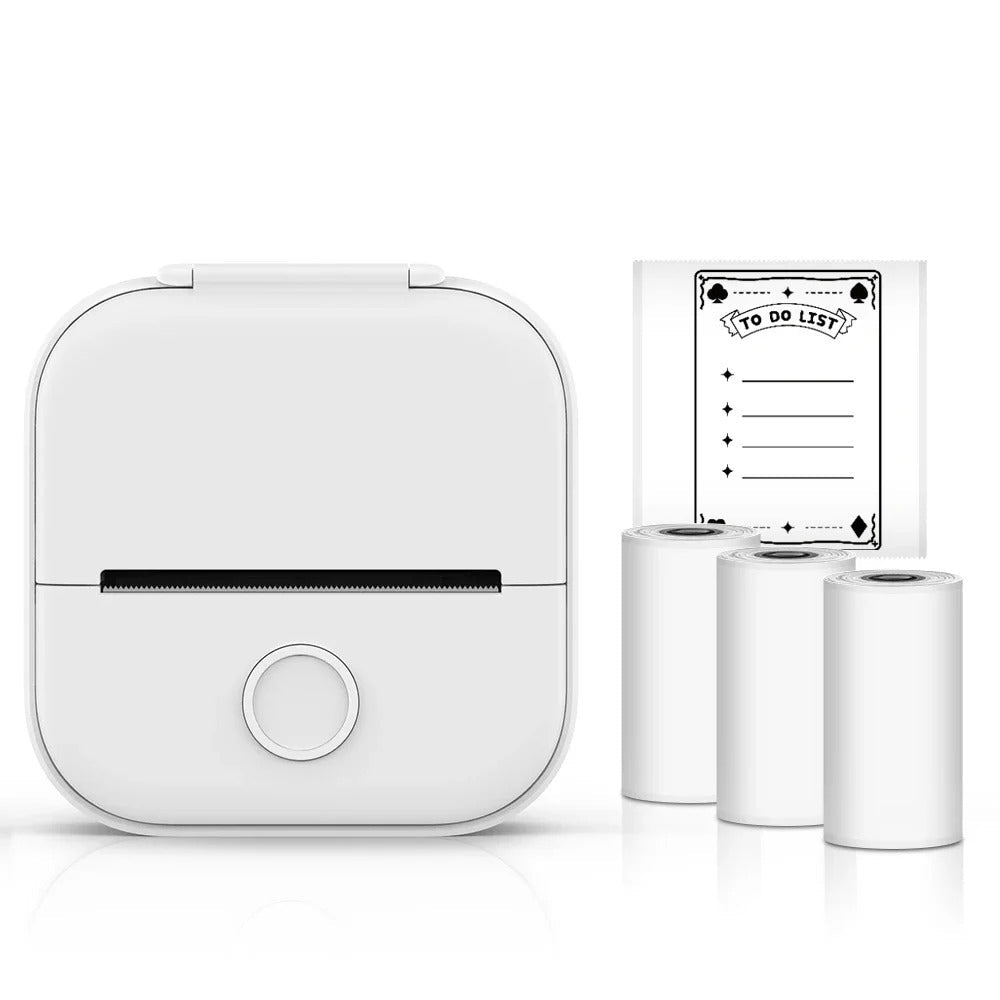 Portable Mini Printer Bluetooth Inkless Instant Photo Printing for Smartphones | Lersk