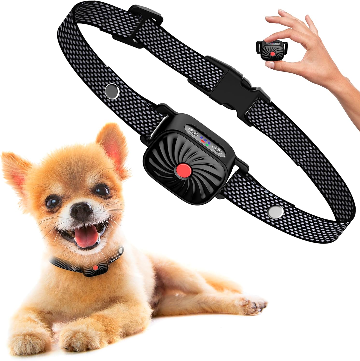 Coleira Anti-Latidos CANINECARE BarkEase para Cães Pequenos Suave e Eficaz | Lersk