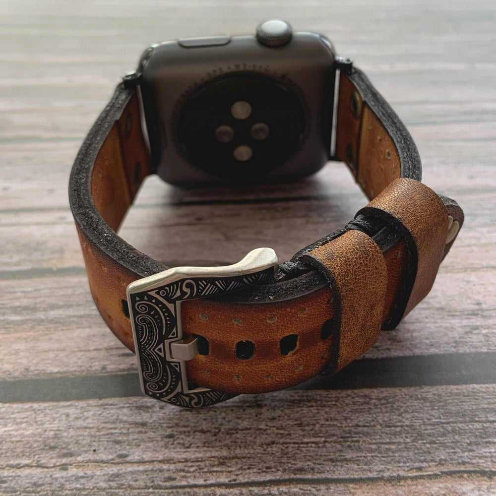 Heritage Lederarmband für Apple Watch von Bramble Rivet | Lersk