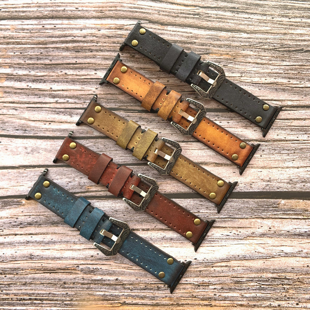 Heritage Lederarmband für Apple Watch von Bramble Rivet | Lersk