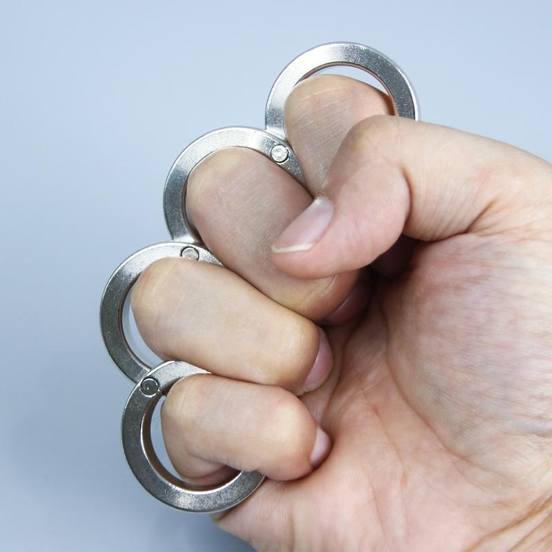 Faltbares Vier-Ring-Titanstahl-Fidget-Spielzeug | Lersk