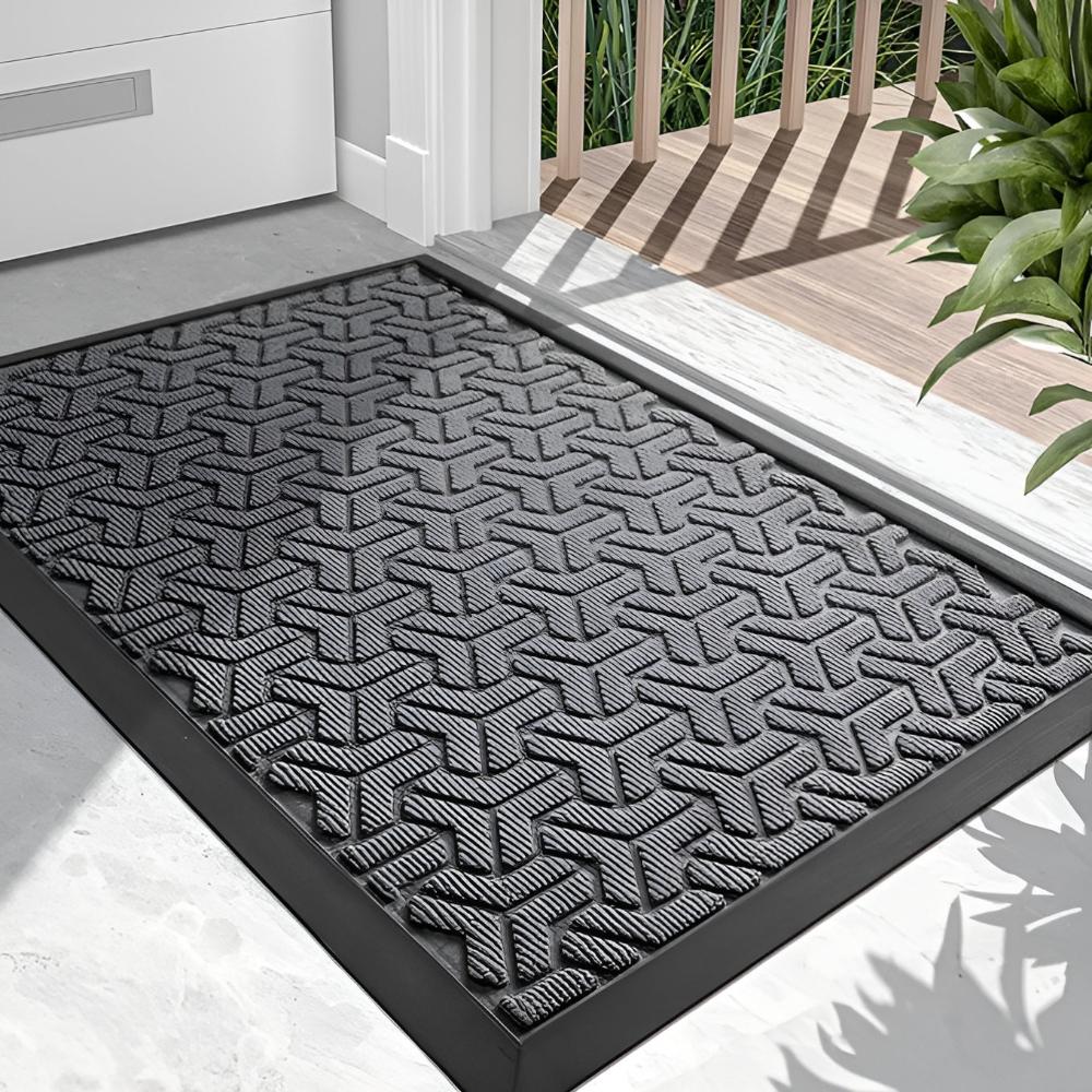 Geometric Entryway Mat Durable Door Mat for High Traffic Entrances | Lersk