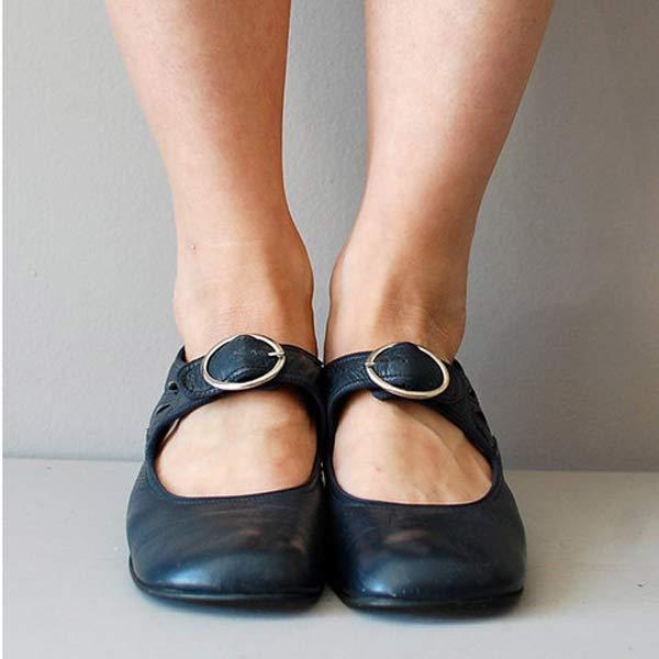 Monique's Orthopedic Leather Sandals With Buckle For Women | Lersk