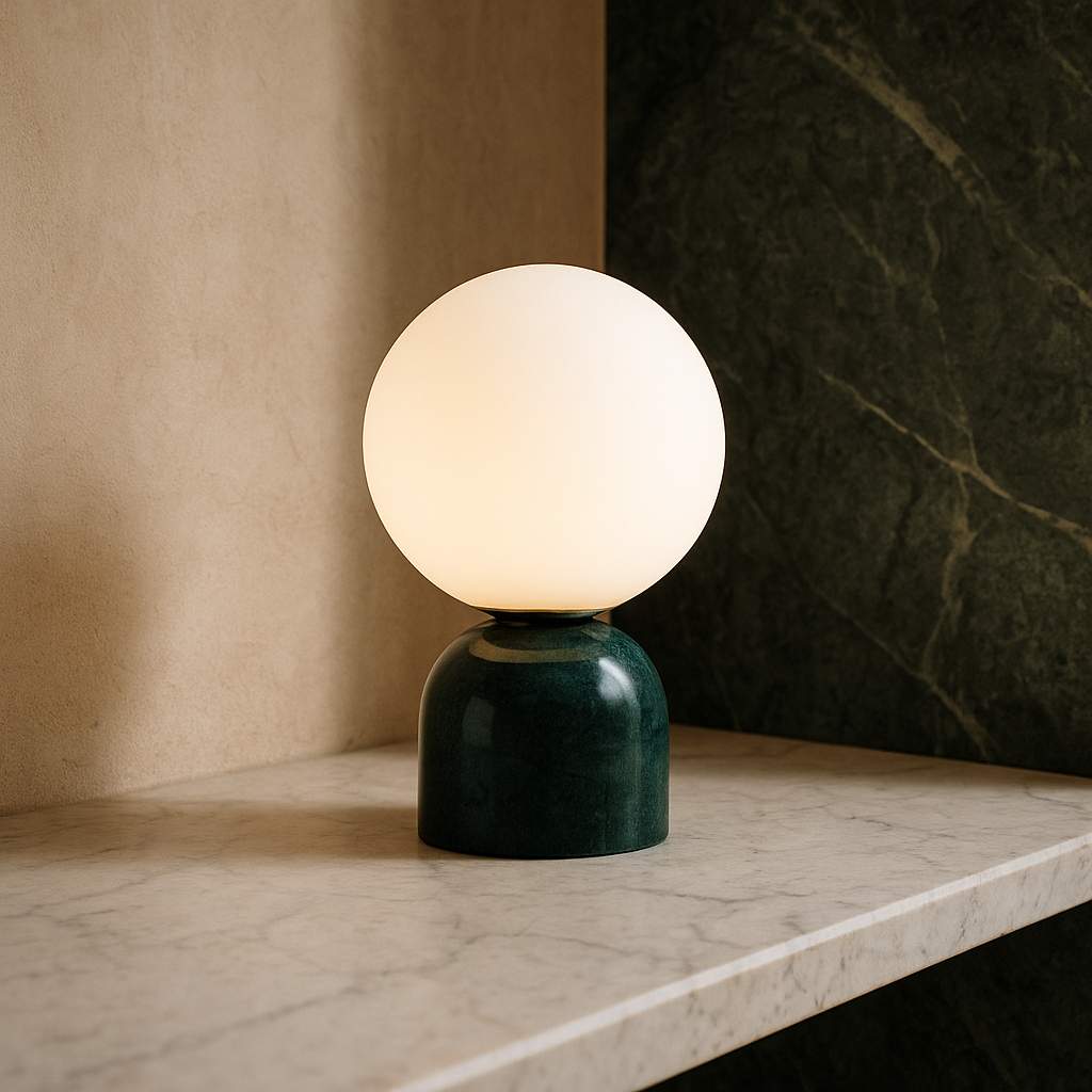 Mramorová lampa minimalistické dekorativní osvětlení do každé místnosti | Lersk