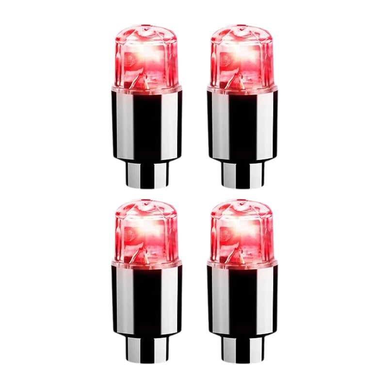 أغطية صمامات الإطارات LED للسيارات والدراجات النارية والدراجات مع أغطية صمامات عجلات LED لجميع العجلات | Lersk