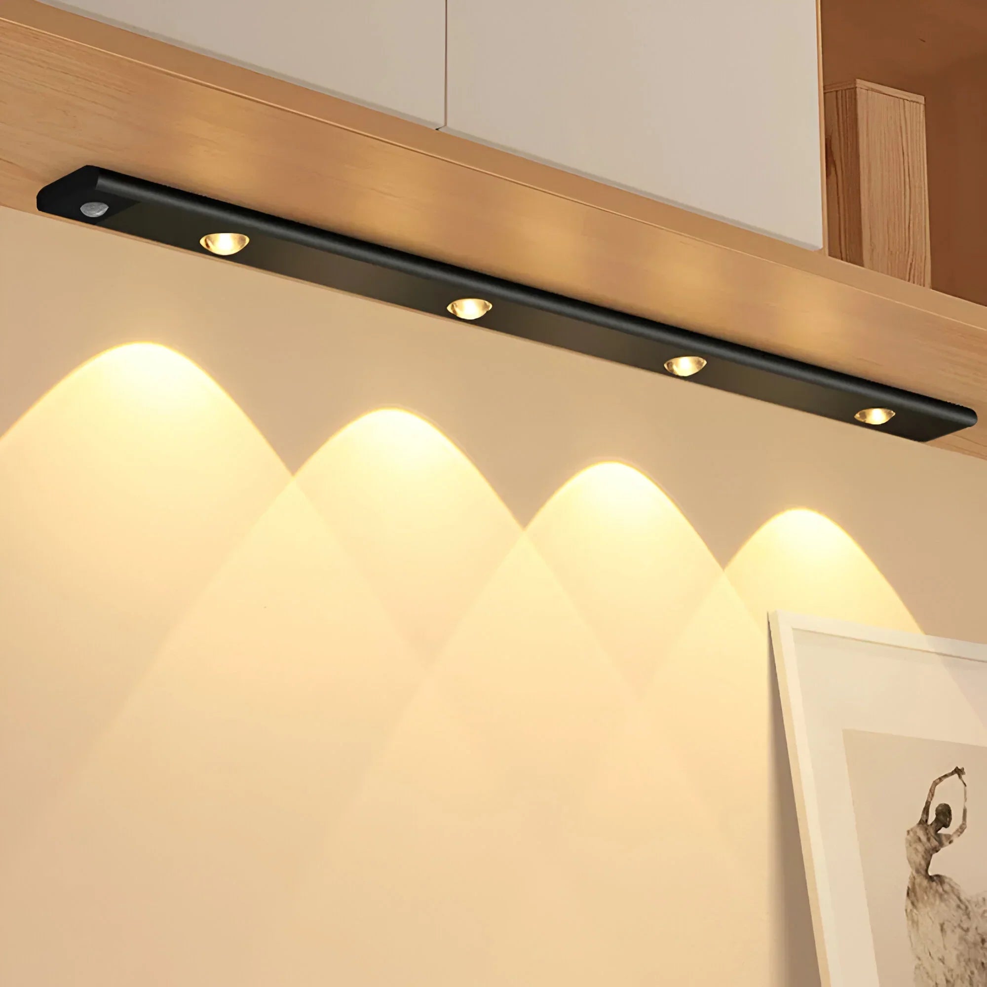 GlowTrack Motion Sensor Rechargeable LED Light For Home Spaces Closets Cabinets Anywhere | Lersk