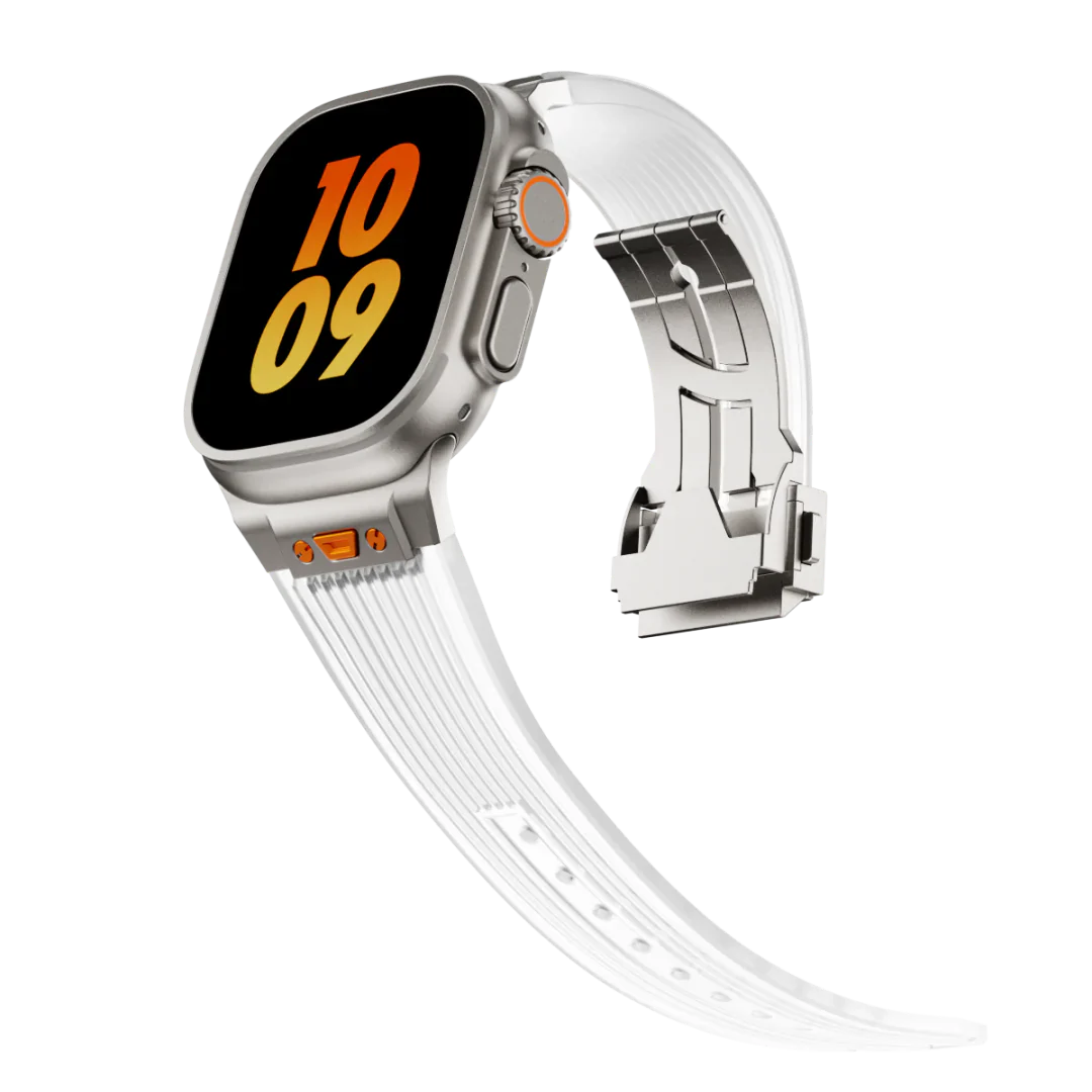 Avenza | Clear Silicone Band For Apple Watch | Lersk