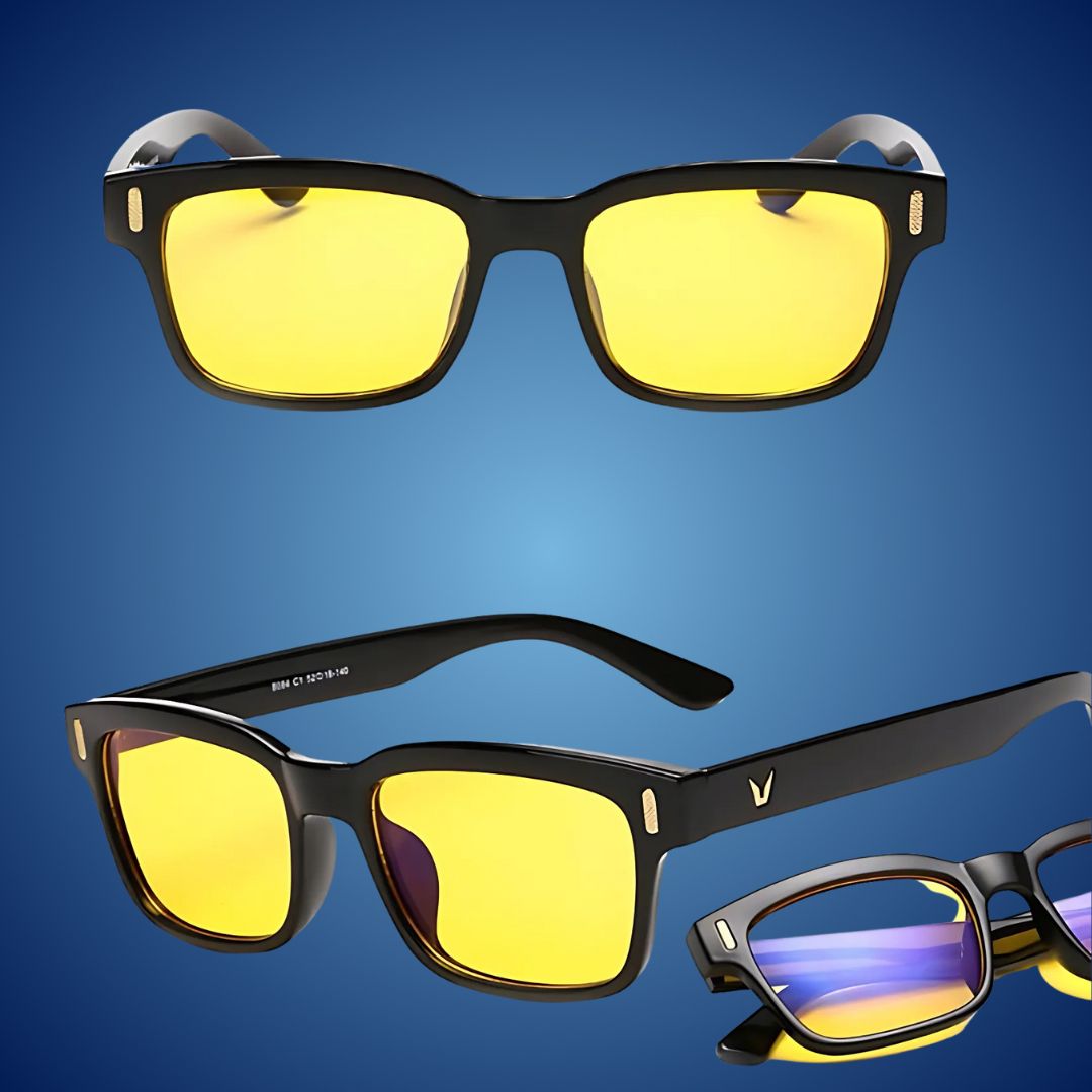 EyeShield Pro Blaulichtfilter-Brille UV-Schutz Verringert Augenbelastung Verbessert Schlafqualität Lindert Augenmüdigkeit | Lersk